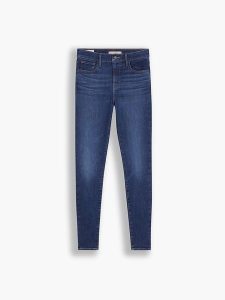 Levi´s Dżinsy "720" - Skinny fit - w kolorze granatowym rozmiar: W25/L28. Niebieskie jeansy z aplikacjami, z podwyższonym stanem. Za 195,77 zł.