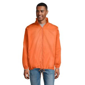 Kurtka Wiatrówka Unisex Dla Dorosłych. Brązowe kurtki SOL'S, s, bez wzorów, bez kaptura. Za 72,99 zł.