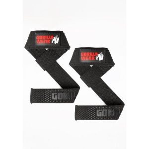 Padded Silicone Lifting Straps - Czarny. Czarne paski GORILLA WEAR, bez wzorów, sportowe. Za 104,00 zł.