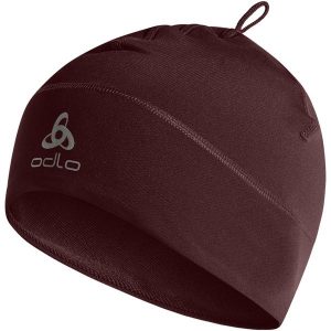 Czapka do biegania dla dorosłych Odlo Hat Polyknit Warm Eco. Brązowe czapki ODLO, bez wzorów, sportowe. Za 71,99 zł.
