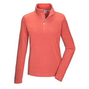 Bluza polarowa damska Killtec KSW 101 WMN FLC SHRT. Czerwone bluzy KILLTEC, na zimę, bez wzorów, z polaru, bez kaptura. Za 159,99 zł.