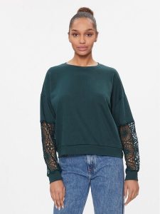 Vila Bluza 14089888 Zielony Relaxed Fit. Zielone bluzy Vila, xl, bez wzorów, z syntetyku, bez kaptura. Za 169,99 zł.