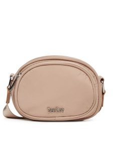 DeeZee Torebka DZE-S-001-07 Beżowy. Brązowe listonoszki DeeZee, bez wzorów, z materiału, bez dodatków. Za 99,99 zł.
