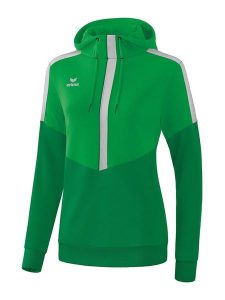 Erima Bluza "Squad" w kolorze zielonym rozmiar: 40. Zielone bluzy Erima, bez wzorów, z kapturem. Za 105,38 zł.