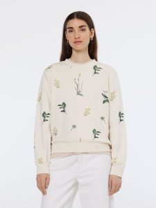 Scotch & Soda Bluza w kolorze kremowym rozmiar: M. Brązowe bluzy Scotch & Soda, m, bez wzorów, bez kaptura. Za 209,82 zł.