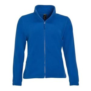 Damska Bluza Polarowa North Fleece Jacket. Niebieskie kurtki SOL'S, na zimę, s, bez wzorów, z polaru, bez kaptura. Za 109,99 zł.