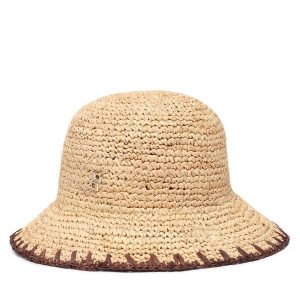 Kapelusz BOSS. Brązowe kapelusze Boss, bez wzorów. Za 339,99 zł.