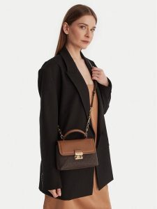 MICHAEL Michael Kors Torebka 32R6G2RC0B Brązowy. Brązowe torebki klasyczne MICHAEL Michael Kors, bez wzorów, ze skóry, bez dodatków. Za 679,99 zł.