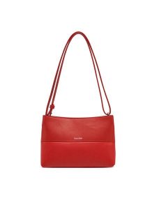 Calvin Klein Torebka Ck Mixmedia Convertible Sm Bag K60K613009 Czerwony. Czerwone torebki klasyczne Calvin Klein, bez wzorów, ze skóry, bez dodatków. Za 219,99 zł.