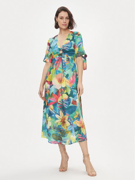 Liu Jo Sukienka codzienna CA4359 TS017 Kolorowy Regular Fit. Sukienki Liu Jo, na co dzień, bez wzorów, z syntetyku, bez kołnierzyka, bez ramiączek, proste. Za 649,00 zł.