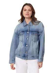 Scotch & Soda Kurtka dżinsowa w kolorze błękitnym rozmiar: L. Niebieskie kurtki Scotch & Soda, l, bez wzorów, bez kaptura. Za 260,99 zł.