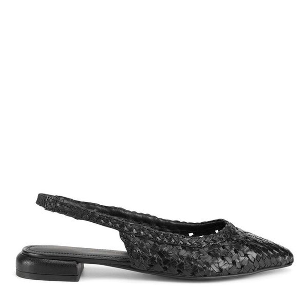 Baleriny Sergio Bardi. Czarne balerinki Sergio Bardi, bez wzorów, bez obcasa, bez zapięcia. Za 299,99 zł.