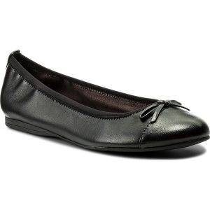 Baleriny TAMARIS - 1-22129-20 Black Uni 717. Balerinki marki Tamaris. W wyprzedaży za 189,00 zł.