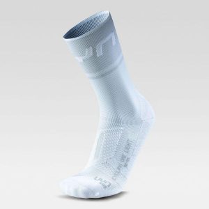 Skarpety rowerowe WOMAN CYCLING ONE LIGHT SOCKS r.39-40. Białe skarpetki UYN, bez wzorów. Za 109,99 zł.