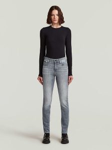 G-Star Dżinsy - Slim fit - w kolorze szarym rozmiar: W27/L32. Szare jeansy G-Star, z aplikacjami. Za 223,99 zł.