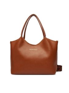 Valentino Torebka Aleksandra VBS9W901 Brązowy. Brązowe shopper bag Valentino, bez wzorów, ze skóry, bez dodatków. Za 759,99 zł.