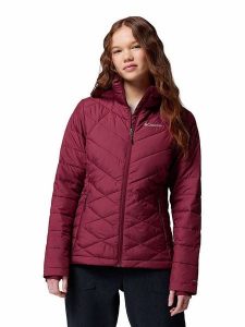 Columbia Kurtka pikowana w kolorze czerwonym rozmiar: XL. Czerwone kurtki Columbia, xl, bez wzorów, bez kaptura. Za 309,95 zł.