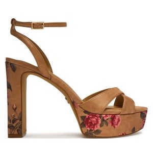 Sandały Aldo. Brązowe buty zimowe ALDO, bez obcasa, na słupku, bez zapięcia. Za 509,99 zł.