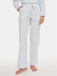 Hunkemöller Spodnie piżamowe 206511 Niebieski Regular Fit. Niebieskie piżamy Hunkemöller, bez wzorów, z bawełny, bez ramiączek. Za 89,99 zł.