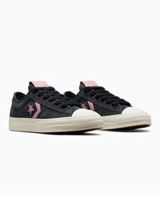 Converse Sneakersy "Star Player 76 Shadow" w kolorze jasnoróżowo-czarnym rozmiar: 38. Czarne trampki Converse, bez wzorów, bez zapięcia. Za 316,24 zł.