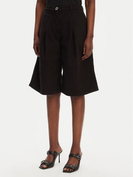 PINKO Bermudy Pascal 105245 A2M8 Czarny Relaxed Fit. Czarne szorty Pinko, bez wzorów, z bawełny. Za 1 329,00 zł.