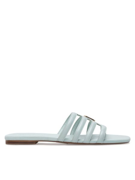 Badura Klapki JEAN-113775 Zielony. Zielone klapki Badura, bez wzorów, ze skóry, bez obcasa. Za 139,99 zł.