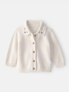 OshKosh Kardigan w kolorze kremowym rozmiar: 80. Brązowe kardigany OshKosh, z bawełny. Za 79,77 zł.