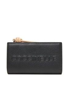 Coccinelle Portfel E2 QBB 11 F1 01 Czarny. Czarne portfele Coccinelle, bez wzorów, ze skóry. Za 379,99 zł.