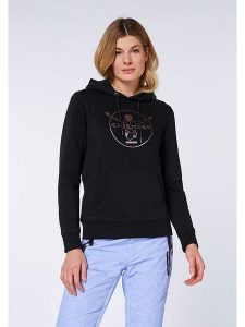 Chiemsee Bluza "Black Beauty" w kolorze czarnym rozmiar: S. Czarne bluzy Chiemsee, s, bez wzorów, z bawełny, z kapturem. Za 135,49 zł.