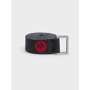 Pasek do jogi Manduka unfold 243cm. Szare paski Manduka, bez wzorów, sportowe. Za 89,99 zł.