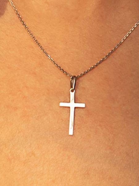 OR ÉCLAT Złota zawieszka "Croix Croyance" rozmiar: onesize. Szare zawieszki OR ÉCLAT, złote. Za 228,38 zł.