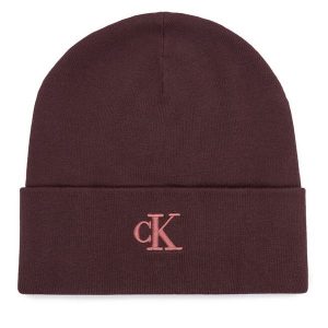 Czapka Calvin Klein. Czerwone czapki Calvin Klein, bez wzorów. Za 129,99 zł.