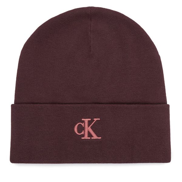 Czapka Calvin Klein. Czerwone czapki Calvin Klein, bez wzorów. Za 129,99 zł.