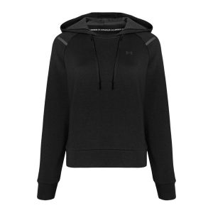 Bluza fitness damska Under Armour Fleece Hoodie. Czarne bluzy Under Armour, l, bez wzorów, bez kaptura. Za 209,99 zł.
