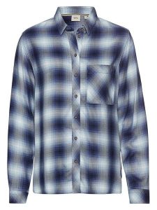 Camel Active Koszula w kolorze błękitno-granatowym rozmiar: S. Niebieskie koszule Camel Active, s, bez wzorów, z wiskozy, bez kołnierzyka, bez ramiączek. Za 173,99 zł.