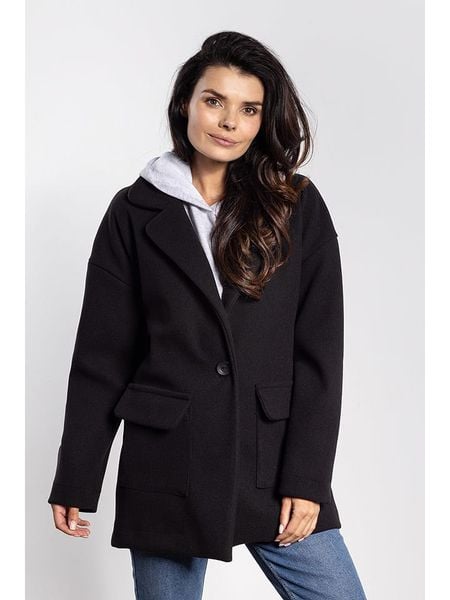 Awama Kurtka przejściowa w kolorze czarnym rozmiar: L. Czarne kurtki Awama, l, bez wzorów, bez kaptura. Za 239,29 zł.