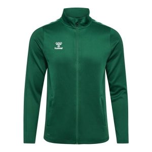 Damska bluza dresowa Hummel Core Xk. Zielone bluzy Hummel, bez wzorów, z dresówki, bez kaptura. W wyprzedaży za 174,00 zł.