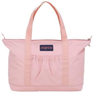 Torba sportowa damska Daily Tote pojemność 28 L. Czerwone torby podróżne i sportowe Jansport, bez wzorów, z materiału. Za 119,99 zł.