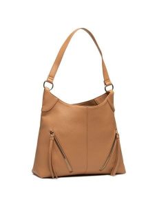 Jenny Fairy Torebka RD0348 Brązowy. Brązowe torebki klasyczne Jenny Fairy, bez wzorów, ze skóry, bez dodatków. Za 53,99 zł.