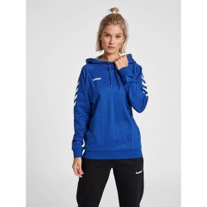 Bluza damska z kapturem Hummel hmlGO. Białe bluzy Hummel, xs, bez wzorów, z kapturem. W wyprzedaży za 165,50 zł.