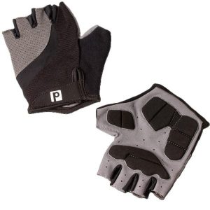 Rękawiczki rowerowe bez palców Profex S/M wzmacniane szare. Szare rękawiczki PROFEX, bez wzorów. Za 26,90 zł.