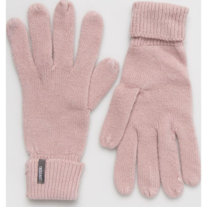 Answear - Rękawiczki. Czerwone rękawiczki marki ANSWEAR, z dzianiny. Za 39,90 zł.