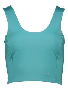 Columbia Top funkcyjny "Boundless Trek Tank" w kolorze turkusowym rozmiar: XL. Niebieskie topy Columbia, xl, bez wzorów, z materiału, bez kołnierzyka, bez ramiączek. Za 79,21 zł.