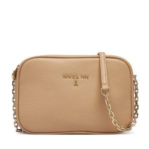 Torebka Patrizia Pepe. Brązowe torebki klasyczne Patrizia Pepe, bez wzorów, bez dodatków. Za 689,99 zł.