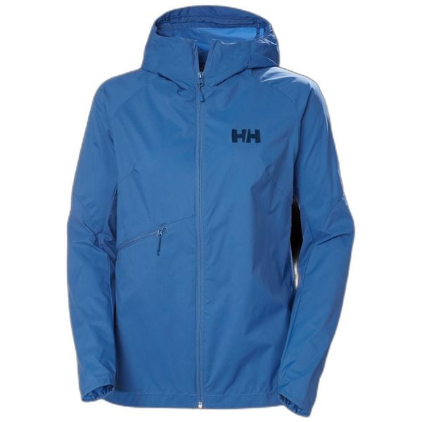Damska kurtka wodoodporna Helly Hansen Rapide. Niebieskie kurtki Helly Hansen, bez wzorów, bez kaptura. Za 468,00 zł.