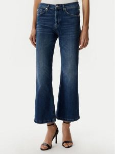 JOOP! Jeansy 261Dp58Chrisi-C 30104373 Granatowy Cropp Flare Fit. Niebieskie jeansy JOOP!, bez wzorów, z bawełny. Za 674,99 zł.