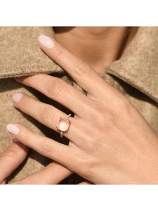 DIAMOND & CO Złoty pierścionek "Rose Dragée" z diamentami rozmiar: 56. Różowe pierścionki Diamond & Co, z diamentem, złote. Za 1 753,99 zł.