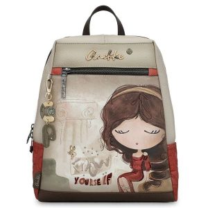 Beżowy Damski Plecak Anekke Edycja Limitowana. Brązowe plecaki Anekke. Za 379,00 zł.