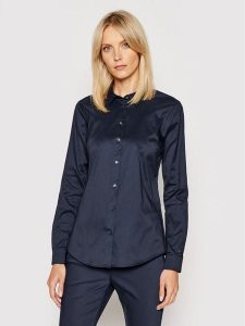 Tommy Hilfiger Koszula Heritage 1M87647510 Granatowy Slim Fit. Niebieskie koszule TOMMY HILFIGER, m, bez wzorów, z syntetyku, bez kołnierzyka, bez ramiączek. Za 399,99 zł.
