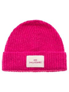 Zwillingsherz Czapka w kolorze różowym rozmiar: onesize. Różowe czapki Zwillingsherz, bez wzorów, z materiału. Za 136,13 zł.